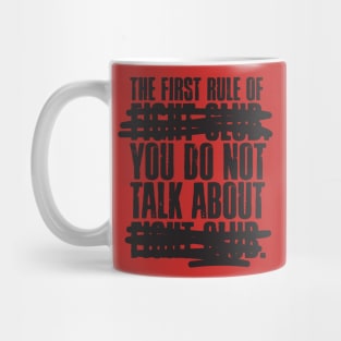 The First Rule of Fight Club Mug